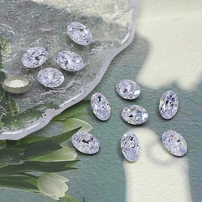 6x4 MM Premium D Color Cambodian Zircon Certified 25 PCS Lot LIMITED STOCK - Image 1 of 4
