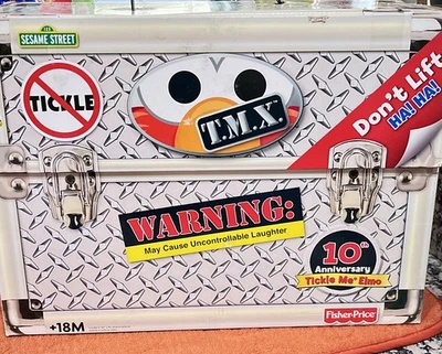  New 2006 Fisher Price TICKLE ME ELMO TMX Plush Doll Toy Sesame Street Box 10th - Image 1 of 4