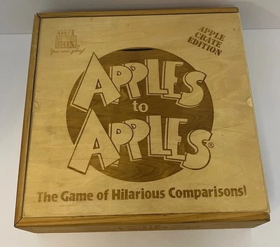 Apples to Apples: Apple Crate Edition - Party Card Game w/ Wooden Box (Complete) - Image 1 of 4