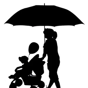 ACEIken Golf Umbrella Windproof Large 68 Inch, Double Canopy Vented, Black - Picture 1 of 7