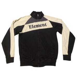 De Colección Y2K Element Skateboarding Hombres Cremallera Completa Chaqueta de Pista Manga Larga Agujero para el Pulgar - Imagen 1 de 7