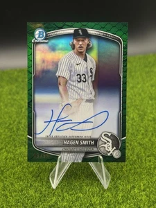 Hagen Smith 2025 Bowman cromo verde reptil automático/99 #CPA-HS White Sox - Imagen 1 de 2