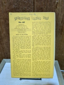 Sportsman's Trading Post Wildcrafters No 60 November 1968 Rockville Indiana  - Bild 1 von 8
