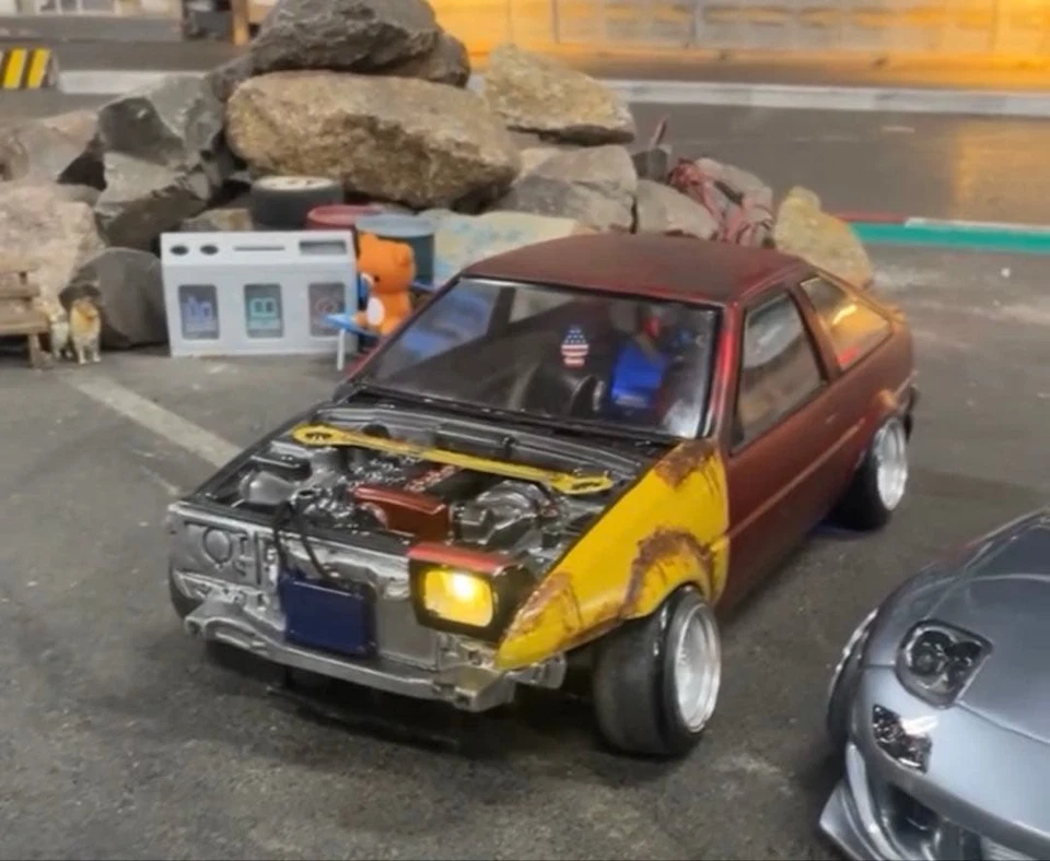 Pandora RC KE70 Toyota Corolla RC Car Body Only Custom Painted Drift - Image 1 of 4