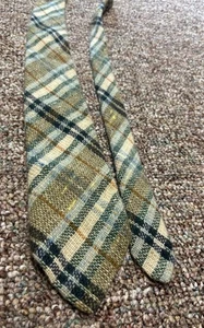 Vintage Pure Shetland Wool Designer Neck Tie Made in Scotland - Picture 1 of 6