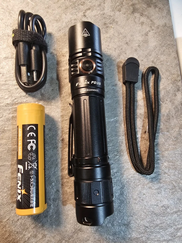 Fenix PD35R 1700 Lumen USB-C Rechargeable Tactical Flashlight - Image 1 of 1