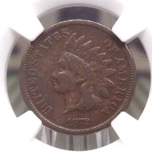 1872 Indian Head Cent Penny 1c NGC VF30 BN #002 Very Fine ECC&C, Inc. - Picture 1 of 5