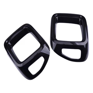 2 Heck Rückleuchte Licht Abdeckung Blende Rahme passt für Jeep Renegade 15-2018 - Picture 1 of 3