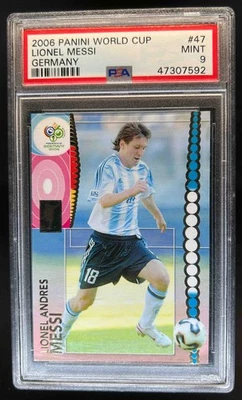 Mundial Panini 2006 Lionel Messi #47 Argentina PSA 9 Foto 1 de 2