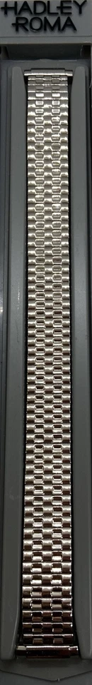 Correa de reloj para damas HADLEY ROMA expansión plateada acero inoxidable se adapta a lengüeta de 11-15 mm Foto 1 de 4