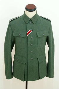 Zweiter Weltkrieg Deutsche M43 heer Feldwolle Tunika Feldbluse M NUR - Bild 1 von 3