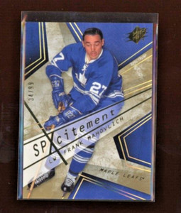 2008-09 SPx Spxcitement Spectrum #X17 Frank Mahovlich 34/99       *S6757
