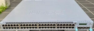 Juniper EX4300-48P Switch with PoE+ and 4x 10G SFP+ Module, Dual Power Supplies - Picture 1 of 6