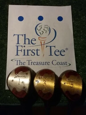 Spalding Epic 200 Laminated Woods Set Driver 3-5 Lite Steel Shafts  - Image 1 of 4