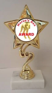 Pferde Arsch Trophäe 7" groß SO NIEDRIG WIE $3,99 pro Stück KOSTENLOSER VERSAND T03N1 Gag Geschenk - Bild 1 von 1