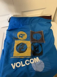 Volcom Mens Sz 40 Swim Trunks Board Shorts Blue Swimming Suit Vacation Beach - Picture 1 of 8