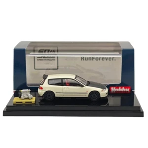 1:64 Hobby Japan EG6 JDM Style Customized With Engine HJ642017AW Diecast Models - Picture 1 of 6