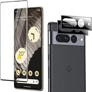 Protector de pantalla de vidrio templado y lente de cámara de vidrio para Google Pixel 7 Pro - Imagen 1 de 8