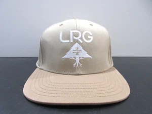 LRG Hat Cap Snap Back Brown Lifted Research Group Hustle Trees Hip Hop Mens - Picture 1 of 8