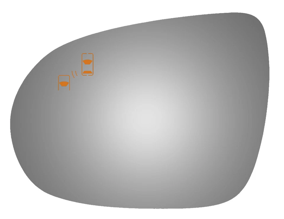 Nuevo espejo retrovisor plano izquierdo de repuesto para Kia Sorento 16-19 sin placa de respaldo Foto 1 de 2