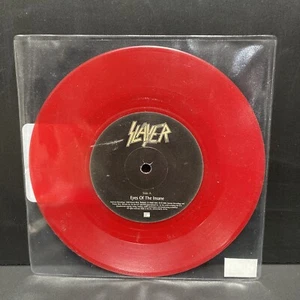 Slayer.  7" Red Vinyl Rare -Eyes Of The Insane Never Played.. - Imagen 1 de 3