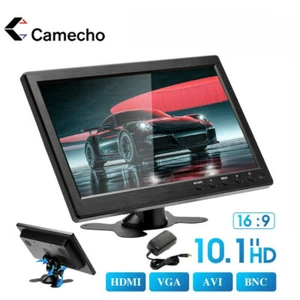 10.1" Zoll 1080P HD LCD Auto Monitor CCTV HDMI/BNC/AV/VGA Mit Speaker - Afbeelding 1 van 12