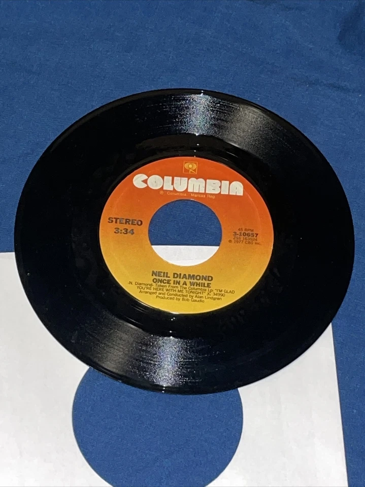 NEIL DIAMOND - Desiree / Once in a While - 45rpm vinyl record - Image 1 of 1
