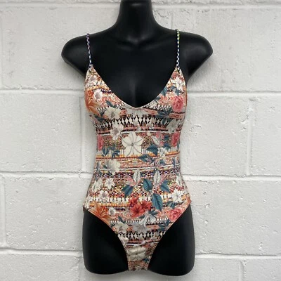 Topshop Floral Print Boho Swimming Costume One Piece UK6 BNWT.PK - Изображение 1 из 4