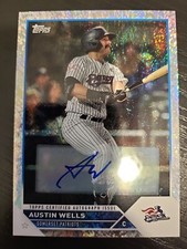 2023 Topps Pro Debut Austin Wells Prospect Auto Sparkle Foil /199 #PD-10 Yankees