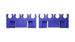 Ford Valve Cover Mounted Blue 8mm Spark Plug Wire Separators 1965-1977 Ford - Picture 1 of 2