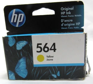 HP 564 einzelne Original Tintenpatrone Gelb Ablaufdatum JUN 2022 Neu Original OEM - Bild 1 von 5