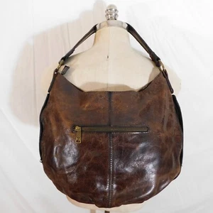 Bolso Hobo Patricia Nash de Cuero Marrón Grande Boho Cartera de Hombro - Imagen 1 de 10