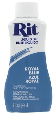 ROYAL BLUE 29 RIT Tela TINTE Elige Botella Líquida o Concentrado en Polvo TINTE TIE  Foto 1 de 2