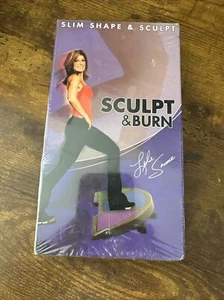 Slim Shape and Sculpt: Sculpt and Burn (VHS) with Leslie Sansone...BRAND NEW - Imagen 1 de 2