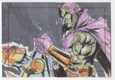 Nova/Drax 2013 Marvel Greatest Battles Puzzle Sketch Cards by Thanh Bui 1/1