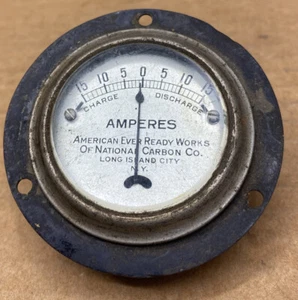 Vintage Amperes Gauge American Ever Ready Works National Carbon Co. Long IsLand - Bild 1 von 5