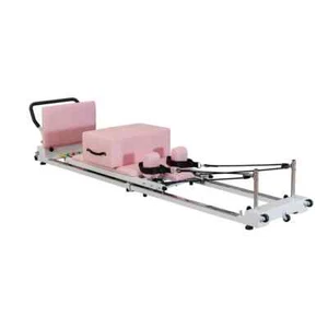 Foldable Pilates Reformer 5 Springs Adjustable Core Bed Yoga Machine Brand New - Picture 1 of 4