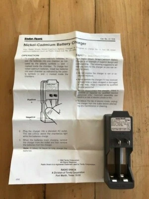 Archer Radio Shack Nickel Cadmium Battery Charger No. 23-133A  with manual  - Image 1 of 3