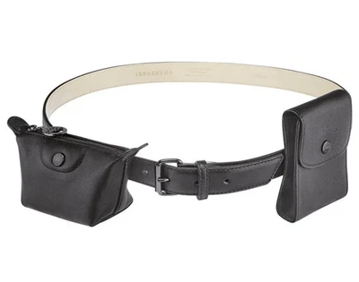 Longchamp Le Pliage Cuir Bolso Cinturón Monedero Mini Bolsa Fannypack Francia Nuevo sin Etiquetas Foto 1 de 4