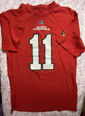 Nike Arizona Cardinals Larry Fitzgerald 11 Camisa Para Hombres Grande Roja Manga Corta Foto 1 de 3
