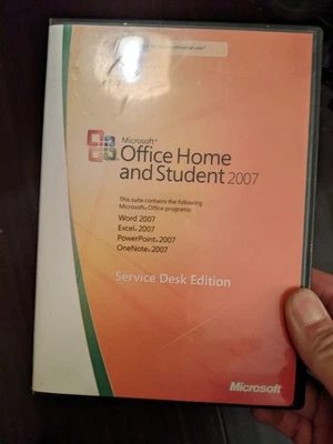 Microsoft Office Home and Student 2007 Service Desk Edition with Product Key - Image 1 of 2