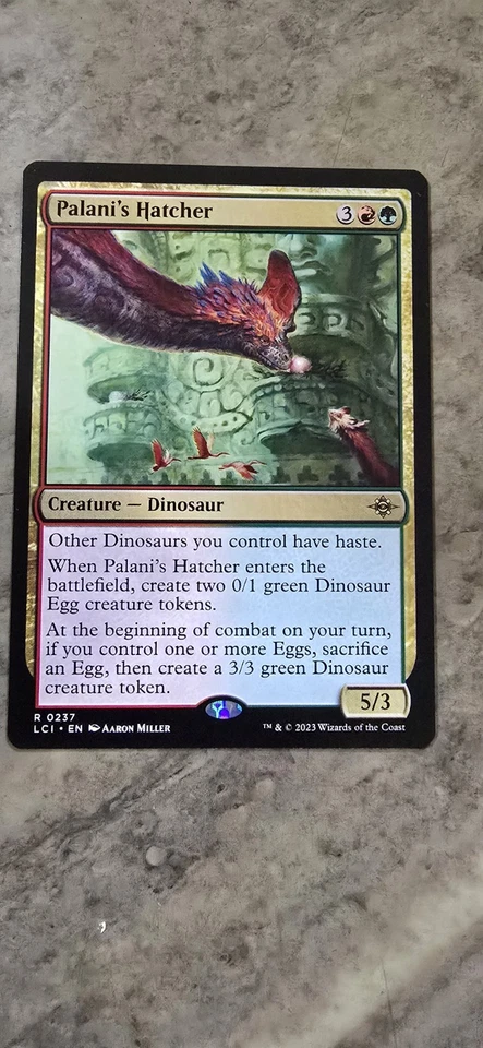 Palani's Hatcher The Lost Caverns of Ixalan Regular Creature Dinosaur Rare MTG - Image 1 of 1