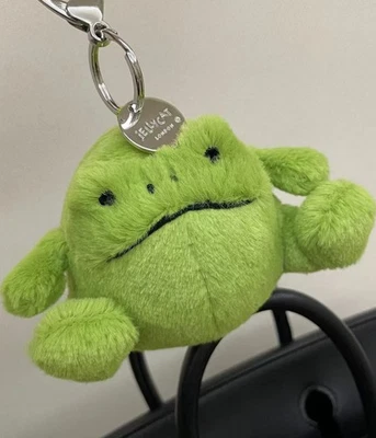 Jellycat Ricky Rain Frog Bag Charm/ Keyring Keychain-Cute Accessory-New W/Tag😠 - Image 1 of 4