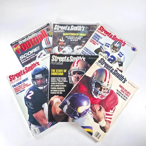 Street & Smith’s Pro Football Yearbook 1989-1996 Lot of 6 NFL Preview Magazines - Bild 1 von 14