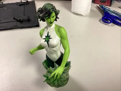 DC DIRECT WOMEN OF THE DC UNIVERSE JADE Bust Figurine Loose Free Ship Foto 1 de 4