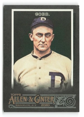2020 Topps Allen & Ginter X Ty Cobb #74 Detroit Tigers - Image 1 of 2