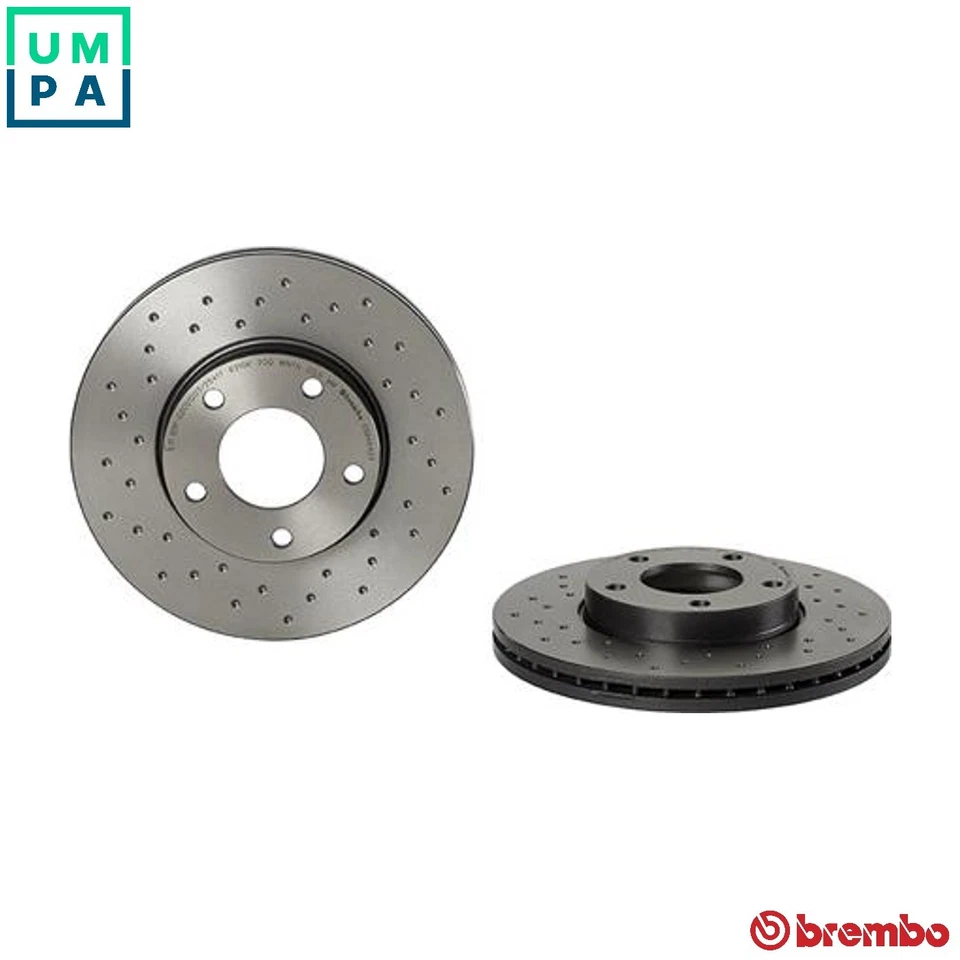 2x BRAKE DISC 09.9464.2X FOR MAZDA ZJ32/ZJ30/ZJ07 1.3L L850/L823 1.8LY406 1.6L 3 - Image 1 of 4