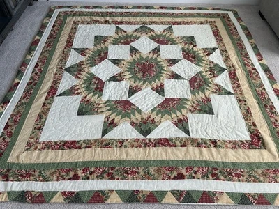 Edredón Queen Patchwork Foto 1 de 4