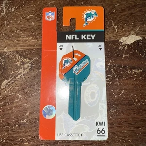 NFL Miami DolphinsOfficially Licensed Football Team Home House Key Blank KW1 66 - Picture 1 of 2