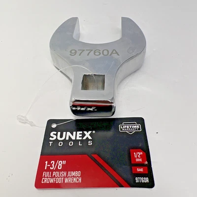 Sunex Jumbo Crowfoot Wrench 1/2" Drive x 1-3/8" 97760A  - Image 1 of 4